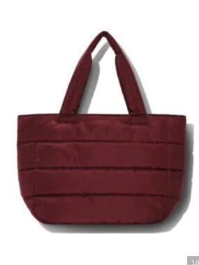 Splits59 Quilted Tote Bag in Deep Burgundy Gym Bag